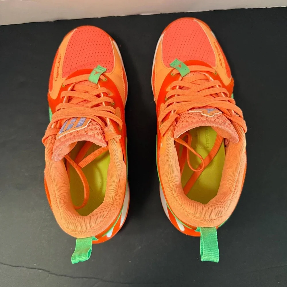Jordan Luka 3 Motorsport Safety Orange Green Mens Basketball Shoes Size 6